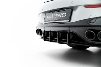 Задній дифузор Street Pro + Flaps Maxton Mercedes-AMG CLE 53 Aero C236 - фото My Tuning Lab