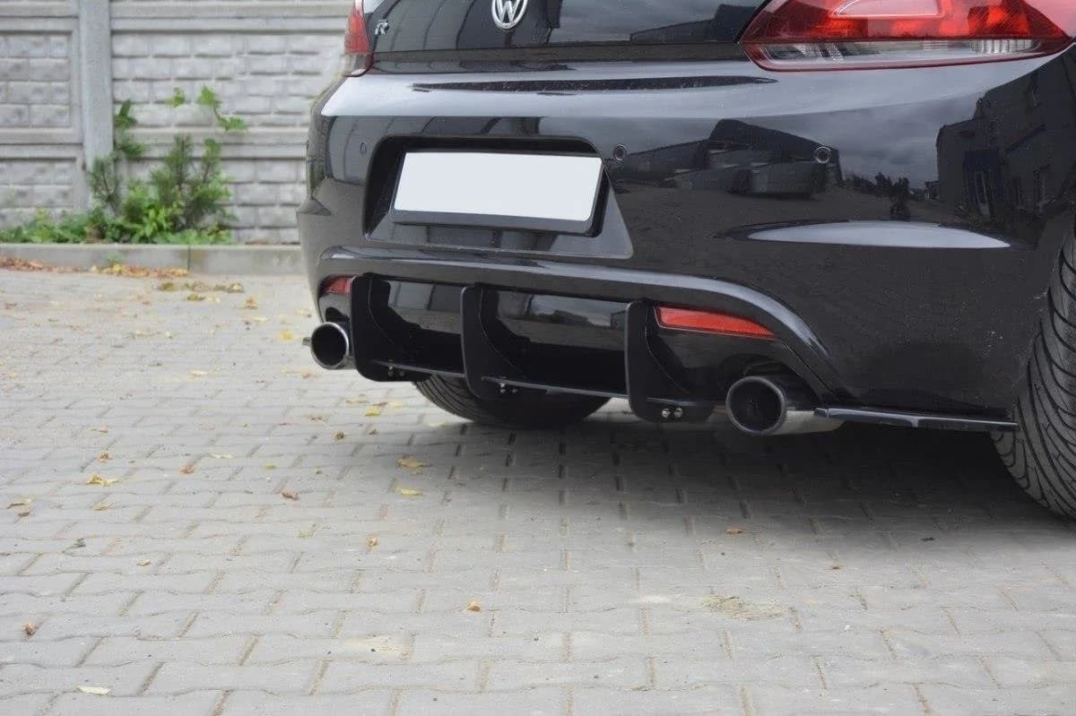 Maxton Design Задній дифузор i Задні сплітери Boczne VW Scirocco 3R - фото My Tuning Lab