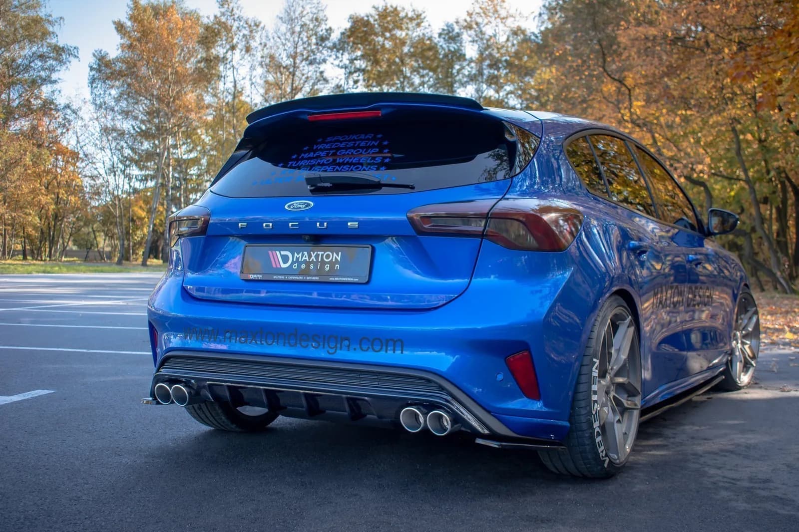 Задня накладка Maxton Ford Focus Hatchabck ST-Line - фото My Tuning Lab