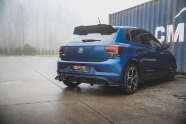 Задня накладка Street Pro+Flaps Maxton Volkswagen Polo GTI MK6 - фото My Tuning Lab