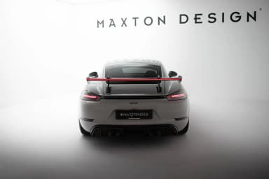 Karbonowy Spoiler Z Górnymi Mocowaniami V.1 + LED Maxton Porsche 718 Cayman 982c - фото My Tuning Lab