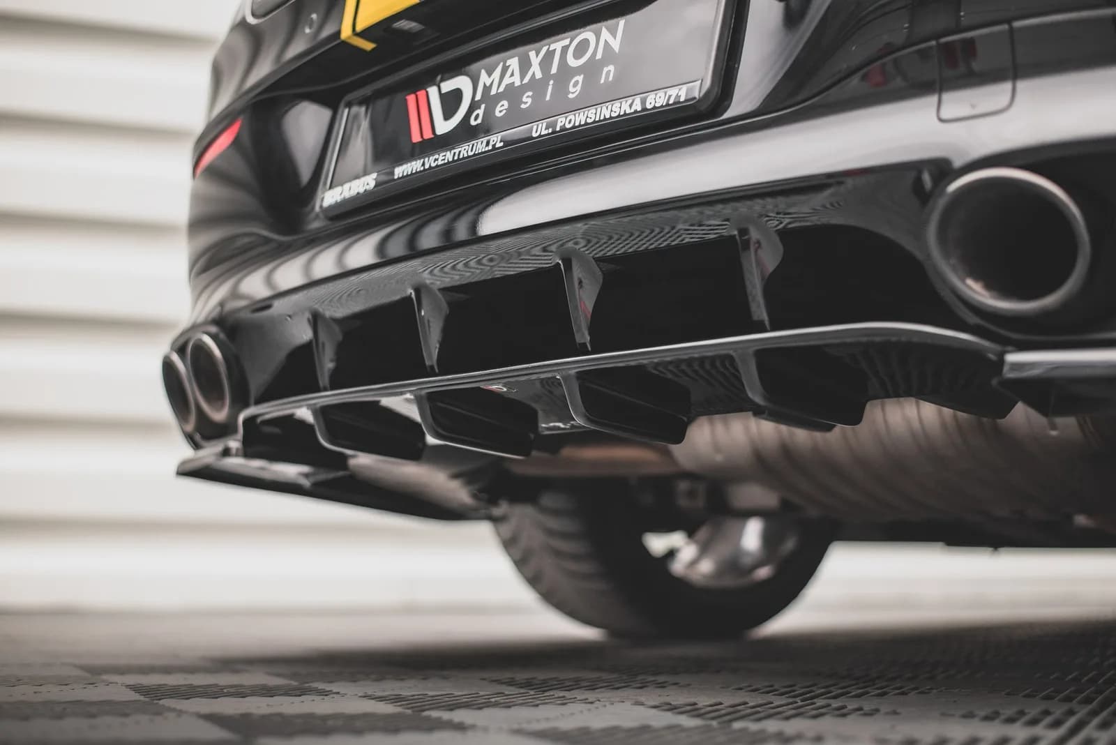 Задня накладка Maxton Mercedes-AMG CLA 35 Aero / 45 Aero C118 - фото My Tuning Lab