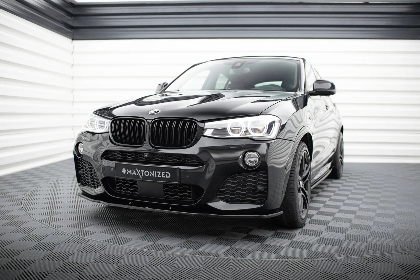 Передній сплітер Maxton BMW X4 M-пакет - фото My Tuning Lab