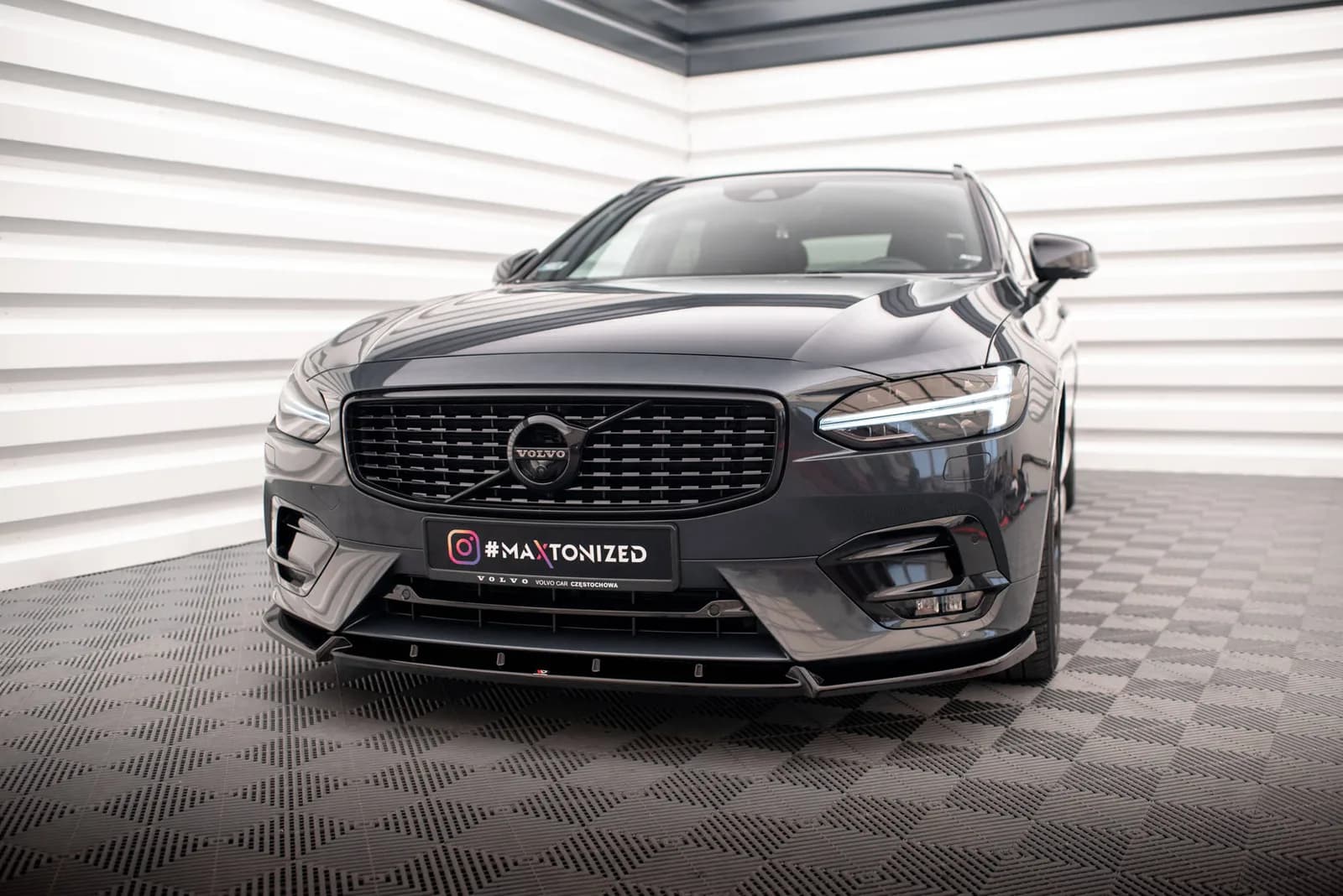 Передній сплітер Maxton Volvo V90 / S90 R-Design Mk2 - фото My Tuning Lab