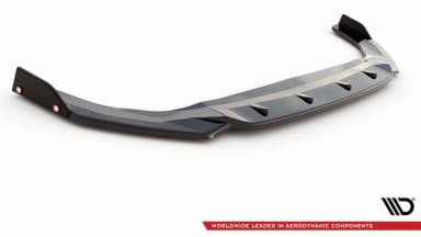 Передній сплітер V.2 + Flaps Maxton Volkswagen Golf GTI / GTE / GTD / R-Line Mk8 - фото My Tuning Lab