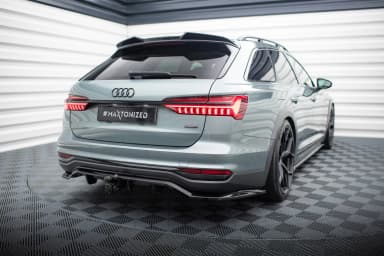 Задній сплітер (Z Dyfuzorem) Maxton Audi A6 Allroad C8 - фото My Tuning Lab