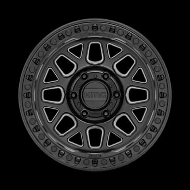 Легкосплавний диск 20" KMC Grs 20x9 ET18 5x127 сатиновий чорний - фото My Tuning Lab