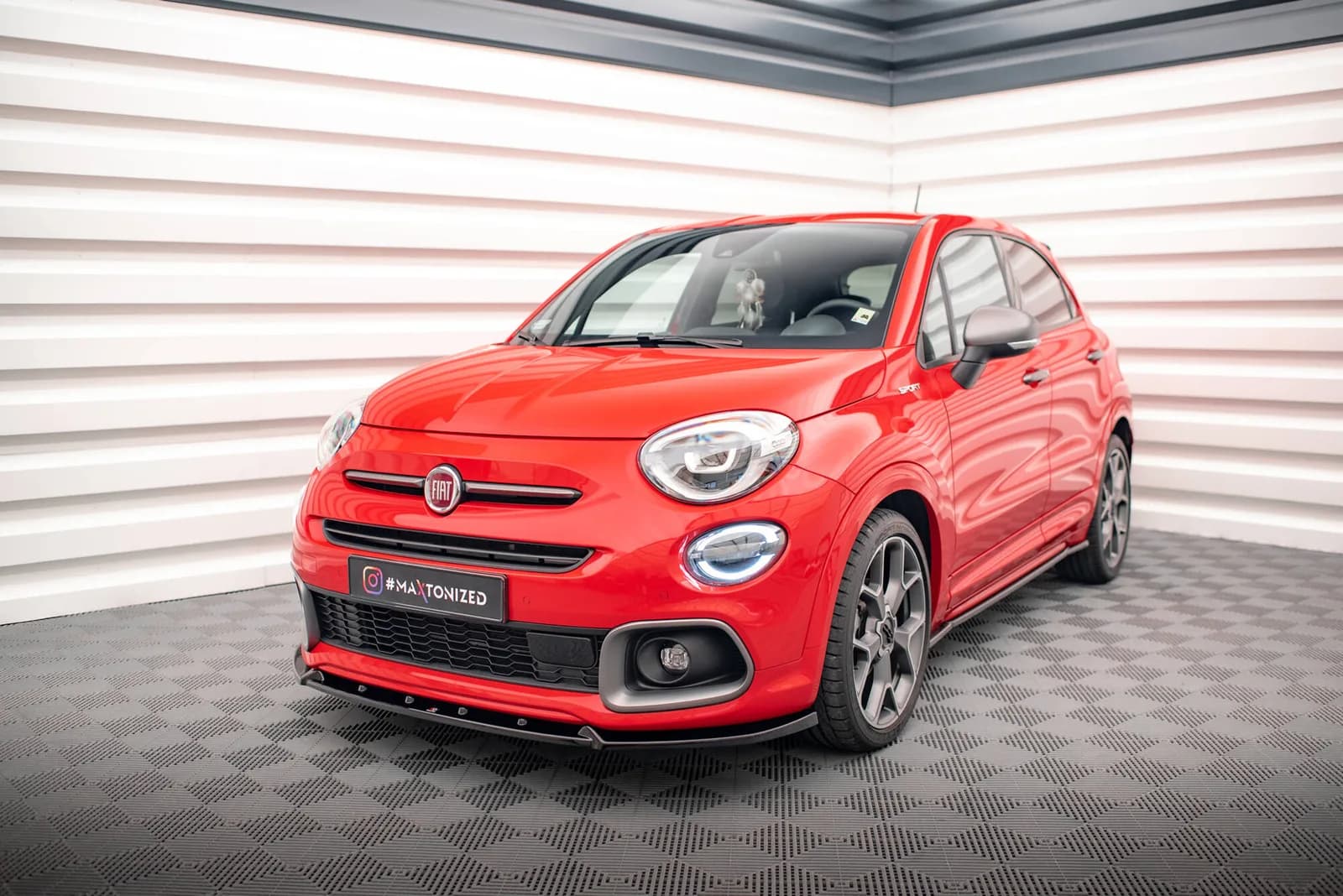 Передній сплітер Maxton Fiat 500X Sport Mk1 Facelift - фото My Tuning Lab