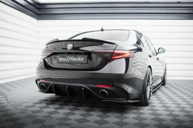 Задні сплітери boczne Maxton Alfa Romeo Giulia Veloce (чорний глянець) - фото My Tuning Lab