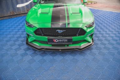 Передній сплітер V.1 + Flaps Maxton Ford Mustang GT Mk6 Facelift - фото My Tuning Lab