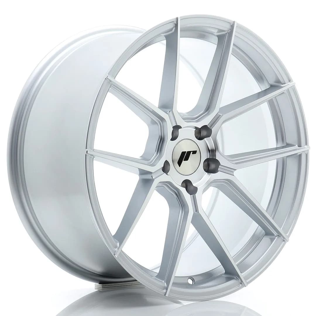 Легкосплавний диск 19" Japan Racing JR30 19x9,5 ET36 5x120 срібний з фрезерованою лицьовою частиною - фото My Tuning Lab