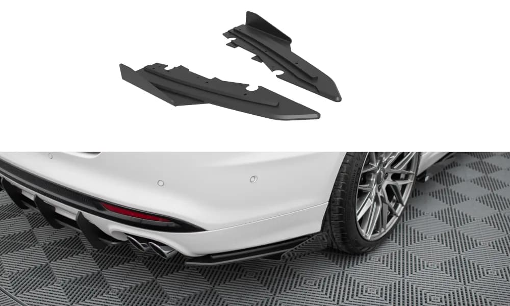 Задні сплітери Boczne Street Pro + Flaps Maxton Ford Mondeo Sport Mk5 Facelift / Fusion Sport Mk2 Facelift - фото My Tuning Lab