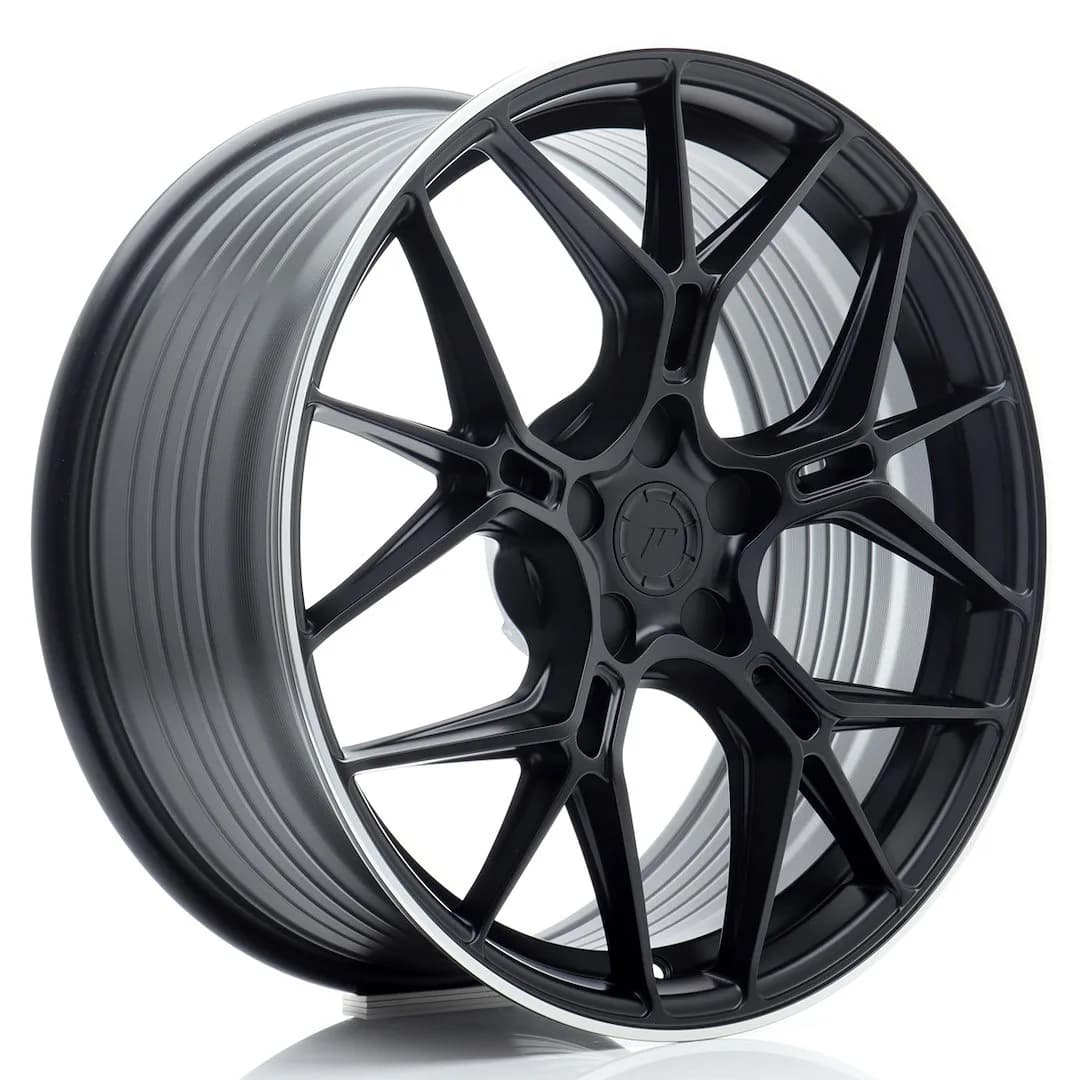 Легкосплавний диск 19" Japan Racing JR51 19x8,5 ET20-45 5H BLANK сатиновий чорний з фрезерований кант - фото My Tuning Lab