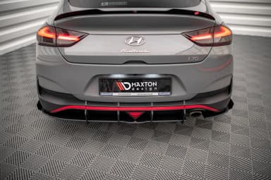 Задні сплітери Boczne Street Pro + Flaps Maxton Hyundai I30 Fastback N-Line Mk3 Facelift - фото My Tuning Lab