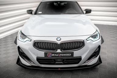 Канарди (аеродинамічні накладки переднього бампера) Maxton BMW 2 Coupe M-пакет / M240i G42 - фото My Tuning Lab
