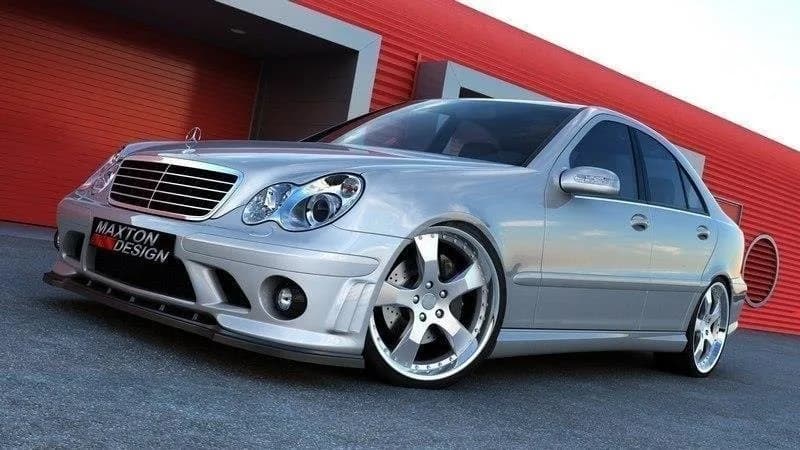 Maxton Design Передній сплітер Mercedes C-Class W203 (Do zderzaka Me-c-203-AMG204-f1) - фото My Tuning Lab