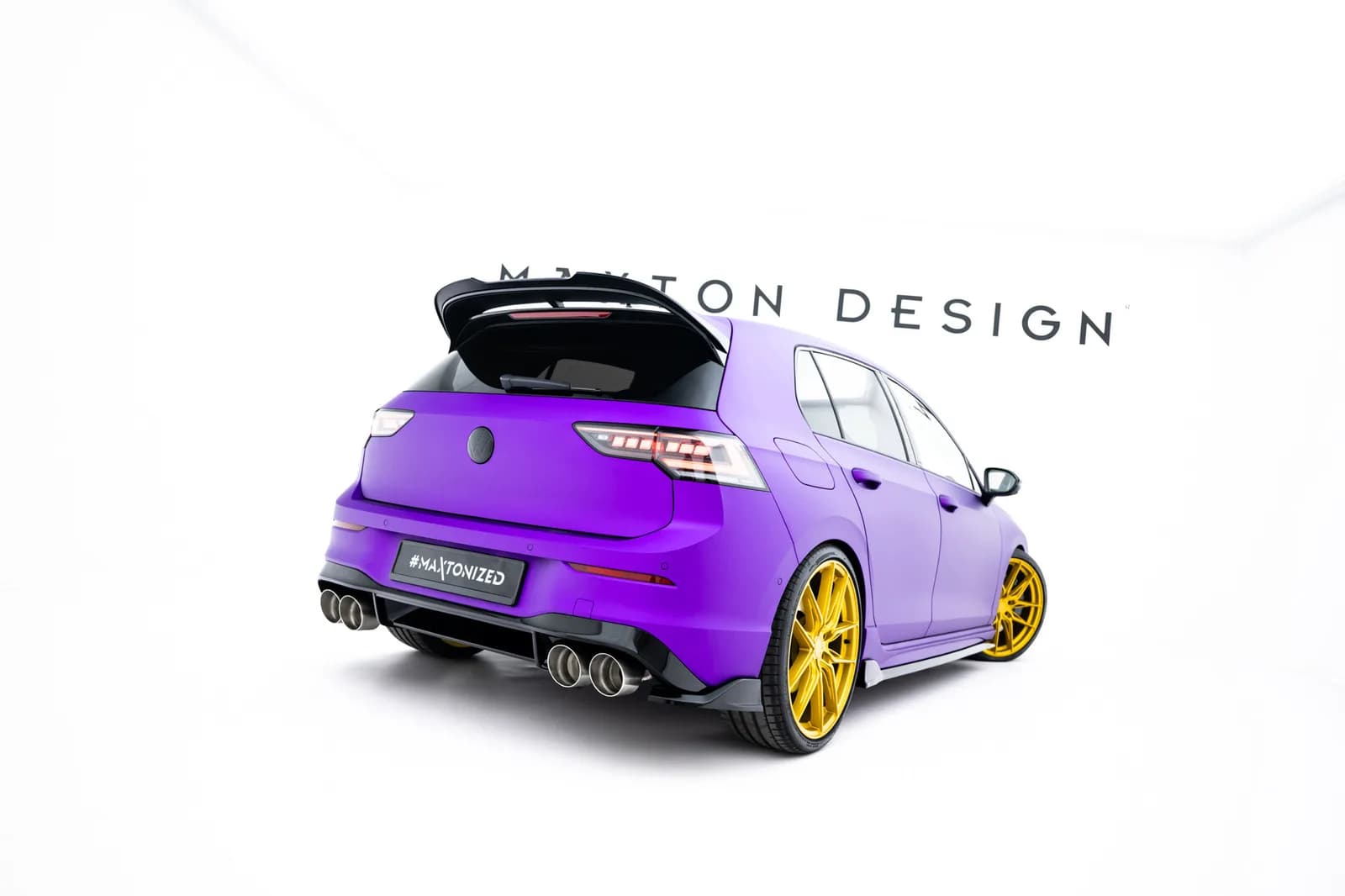 Задні сплітери Boczne V.7 Maxton Volkswagen Golf R Hatchback Mk8 / Mk8 Facelift - фото My Tuning Lab
