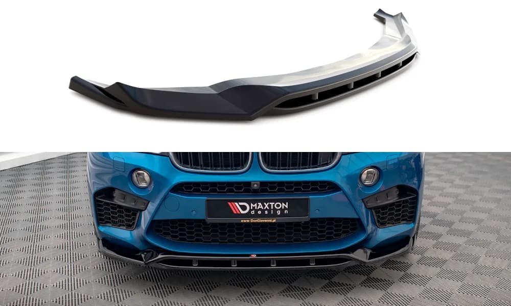 Передній сплітер V.3 Maxton BMW X5 M F85 / X6 M F86 - фото My Tuning Lab