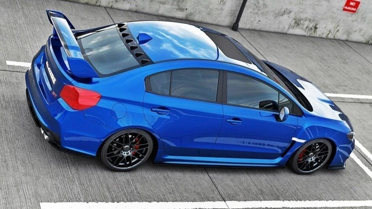 Накладки на пороги V.1 Maxton Subaru Impreza MK4 WRX STI - фото My Tuning Lab