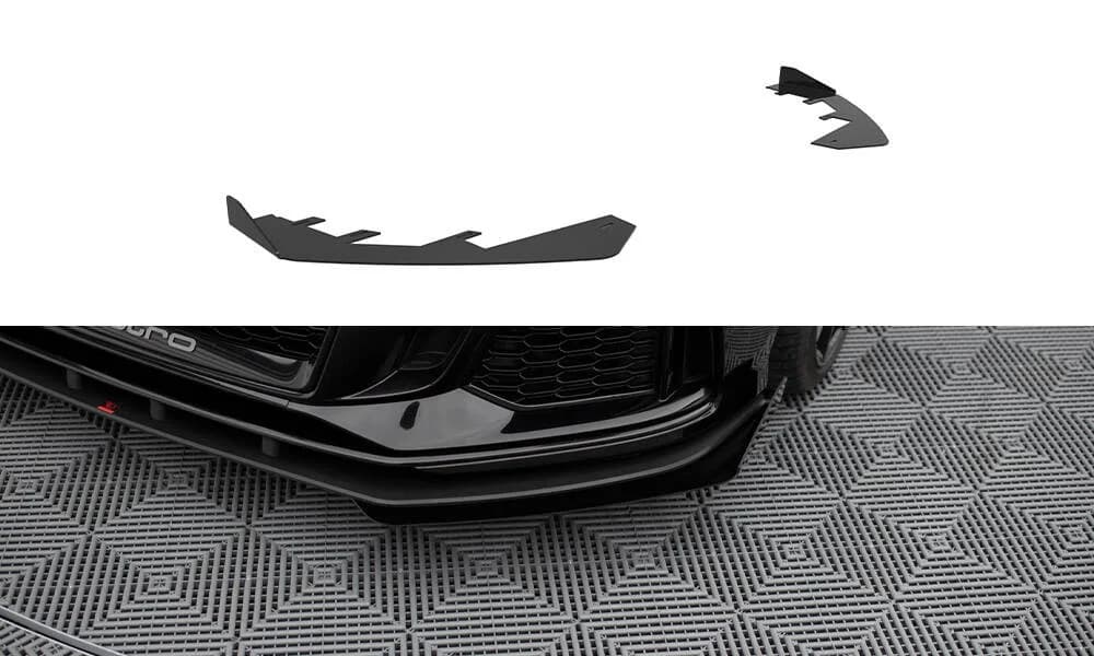 Front Flaps Maxton Audi RS3 Sedan 8V Facelift - фото My Tuning Lab