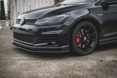 Maxton Design Передній сплітер Street Pro VW Golf 7 GTI TCR - фото My Tuning Lab