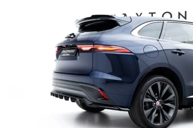 Задній сплітер (Z Dyfuzorem) Maxton Jaguar F-Pace R-Sport X761 Facelift - фото My Tuning Lab