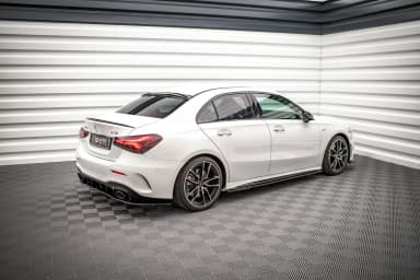 Накладки на пороги V.2 Maxton Mercedes A35 AMG / AMG-Line W177 - фото My Tuning Lab