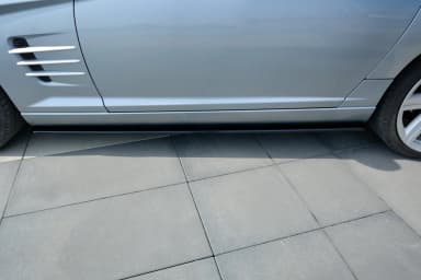 Накладки на пороги Maxton Chrysler Crossfire (чорний глянець) - фото My Tuning Lab