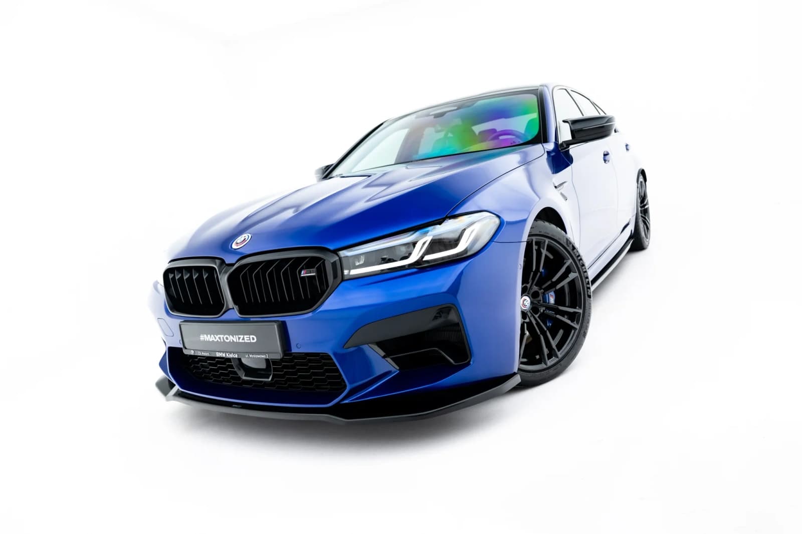 Передній сплітер V.2 Maxton BMW M5 F90 Facelift - фото My Tuning Lab