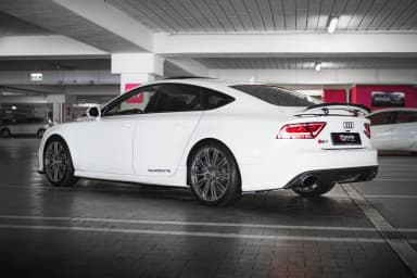 Накладки на пороги V.2 Maxton Audi RS7 C7 - фото My Tuning Lab