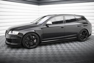 Накладки на пороги Street Pro Maxton Audi RS6 Avant C6 - фото My Tuning Lab