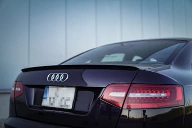 Продовження спойлера Maxton Audi A6 S-Line C6 FL Sedan (чорний глянець) - фото My Tuning Lab