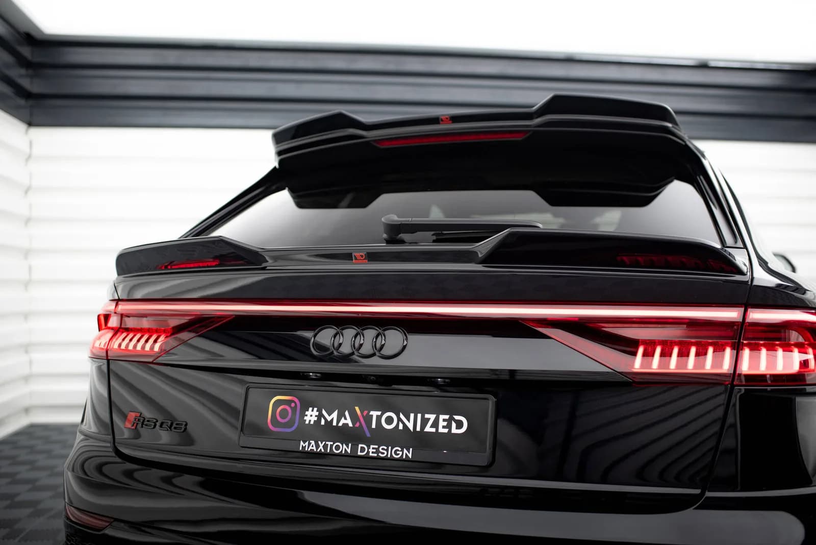 Нижнє 3D продовження спойлера Maxton Audi Q8 / RSQ8 / SQ8 / Q8 S-Line Mk1 / RSQ8 Mk1 / Mk1 Facelift - фото My Tuning Lab