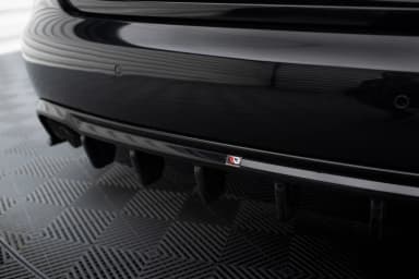 Задня накладка Maxton Audi A4 B8 (Wersja z podwójnym Вихлопem z jednej strony) - фото My Tuning Lab
