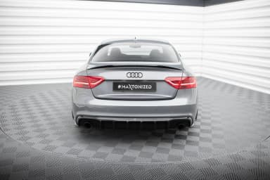 Задня накладка Maxton Audi S5 / A5 S-Line 8T Facelift (версія з одинарними вихлопами з двох сторін) - фото My Tuning Lab