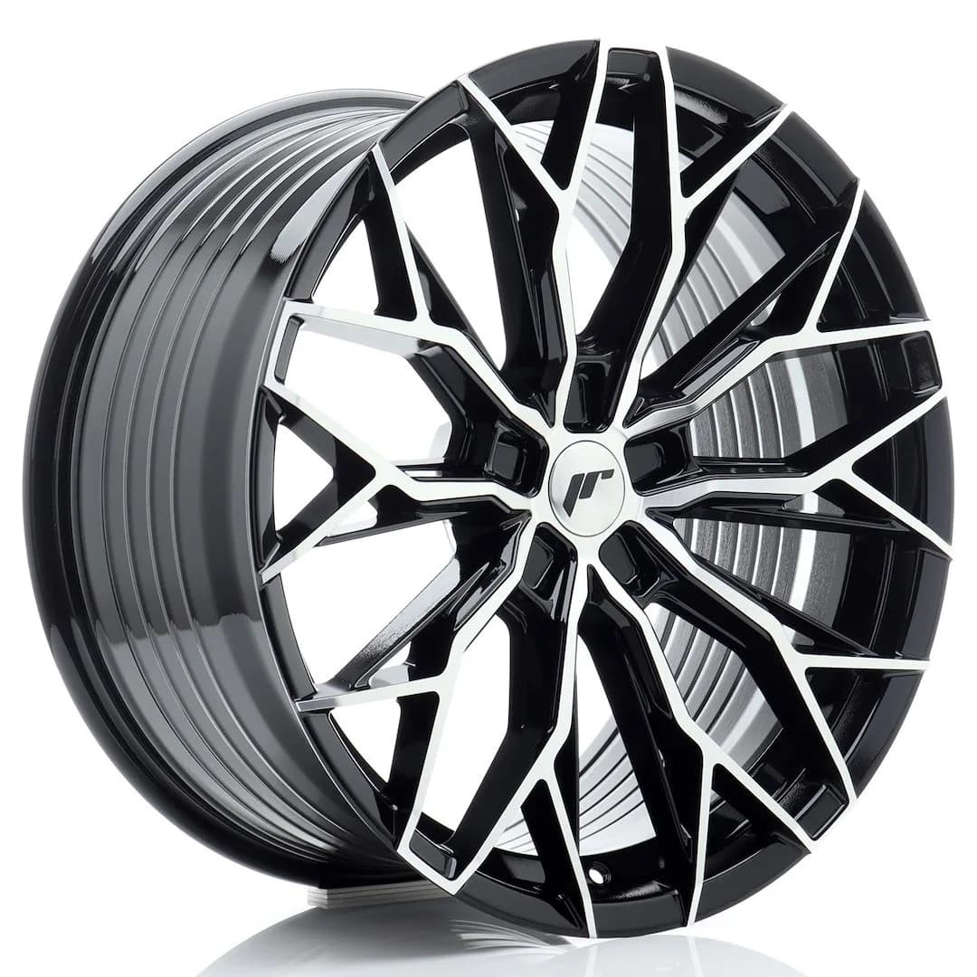 Легкосплавний диск 20" Japan Racing JR49 20x9 ET20-35 5H BLANK глянцевий чорний фрезерована лицьова частина - фото My Tuning Lab