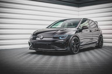 Передній сплітер V.1 Maxton Volkswagen Golf R Hatchback / Variant Mk8 - фото My Tuning Lab