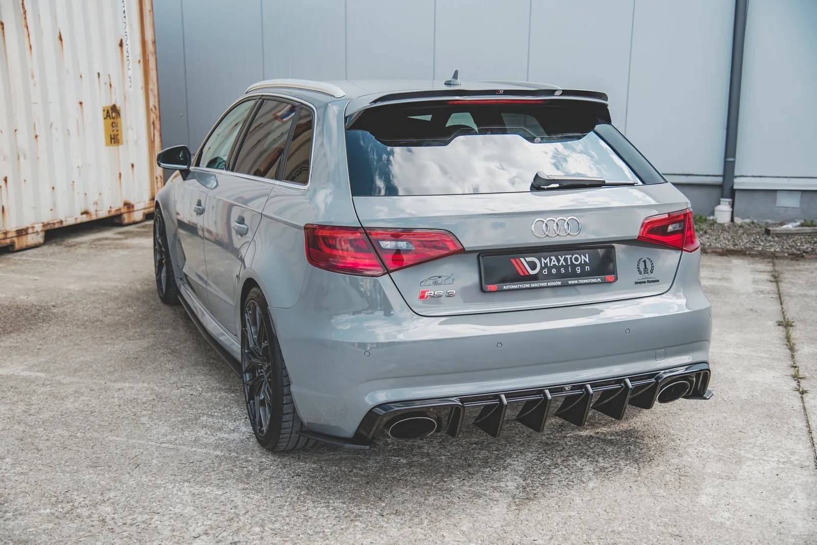 Задня накладка Maxton Audi RS3 8V Sportback - фото My Tuning Lab