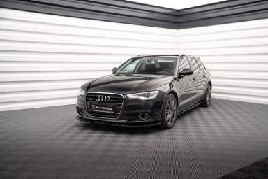 Передній сплітер V.2 Maxton Audi A6 C7 - фото My Tuning Lab