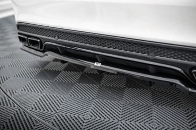 Задній сплітер (Z Dyfuzorem) Maxton Mercedes-AMG C63 Sedan / Estate W205 / S205 - фото My Tuning Lab
