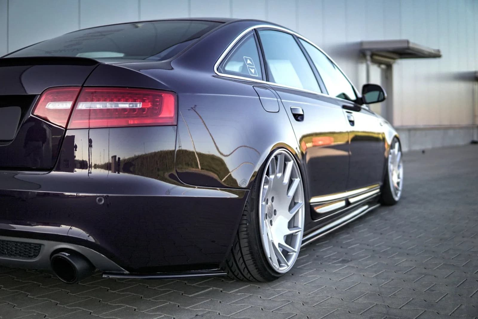 Задні сплітери Boczne Maxton Audi A6 S-Line C6 / C6 FL Sedan / Avant - фото My Tuning Lab