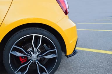 Задні сплітери boczne Maxton Audi S1 8X (чорний глянець) - фото My Tuning Lab