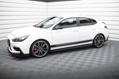 Накладки на пороги Street Pro V.1 Maxton Hyundai I30 N / N-Line Hatchback / Fastback Mk3 / Mk3 Facelift - фото My Tuning Lab