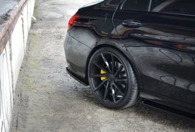 Tylne Бічні сплітери Maxton Mercedes- Benz C43 AMG W205 (чорний глянець) - фото My Tuning Lab