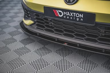 Передній сплітер V.4 Maxton Volkswagen Golf 8 GTI Clubsport - фото My Tuning Lab