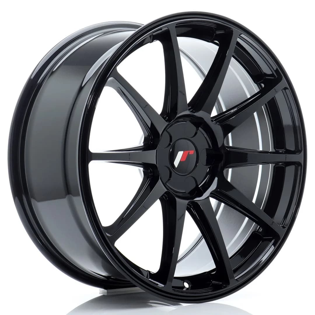 Легкосплавний диск 19" Japan Racing JR11 19x8,5 ET35 5x120 глянцевий чорний - фото My Tuning Lab