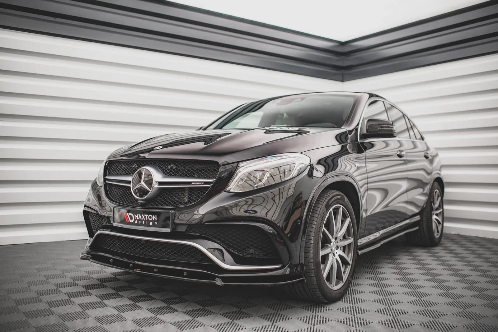 Передній сплітер V.1 Maxton Mercedes-Benz GLE Coupe / SUV 63 AMG C292 / W166 - фото My Tuning Lab
