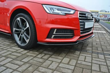 Передній сплітер V.1 Maxton Audi S4 / A4 S-Line B9 - фото My Tuning Lab