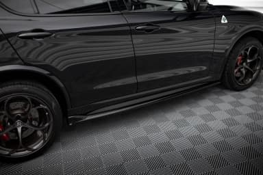 Накладки на пороги Maxton Alfa Romeo Stelvio Quadrifoglio Mk1 - фото My Tuning Lab