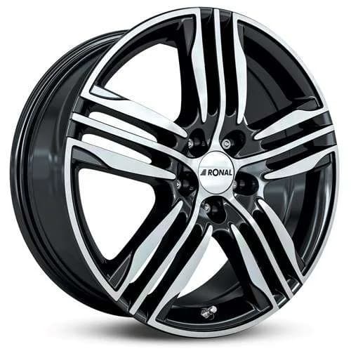 Легкосплавний диск 17" Ronal R57 17x7,5 ET48 5x112 Schwarz-Frontkopiert - фото My Tuning Lab